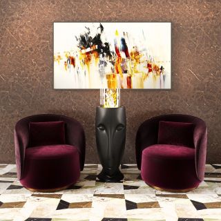 Камин для раковины Kerasan Artwork 7568K2  биоэтаноловый